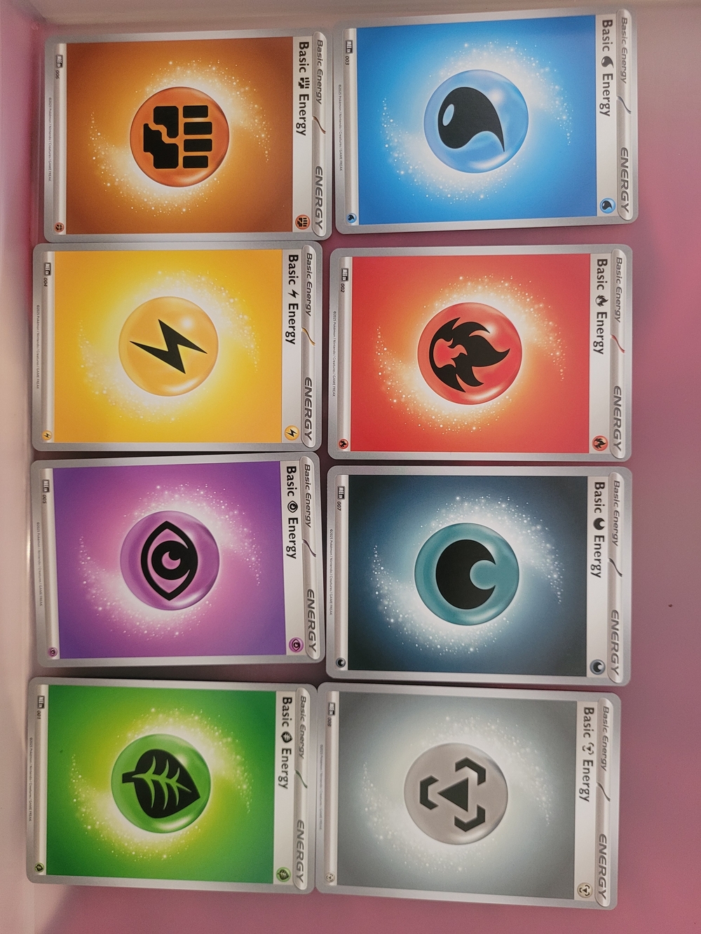 3/20$ Pokemon Energy Card Set